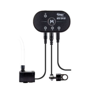Hygger black auto top off controller device with connected cables