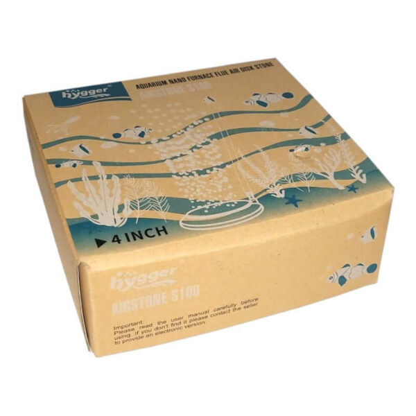 Box of Hygger Aquarium Nano Furnace Flue Air O2 Stone 4 inch
